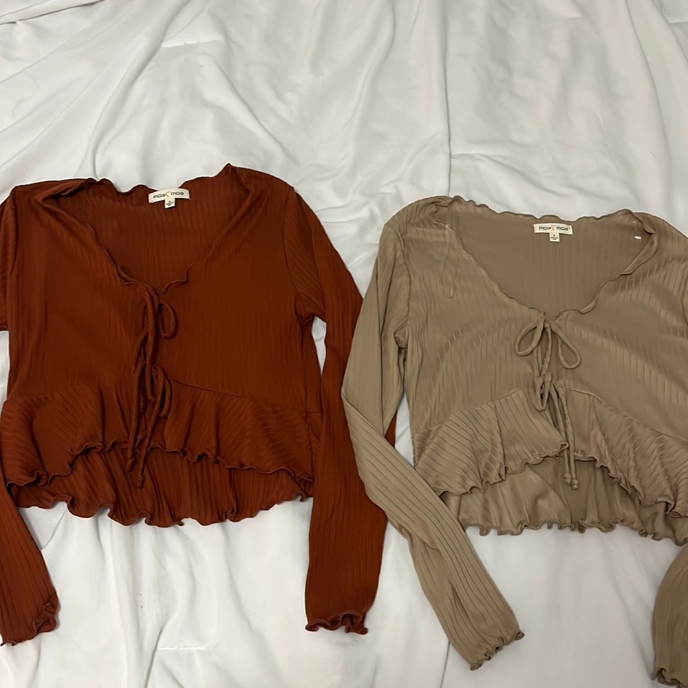 Dry Goods 2 piece tied tops